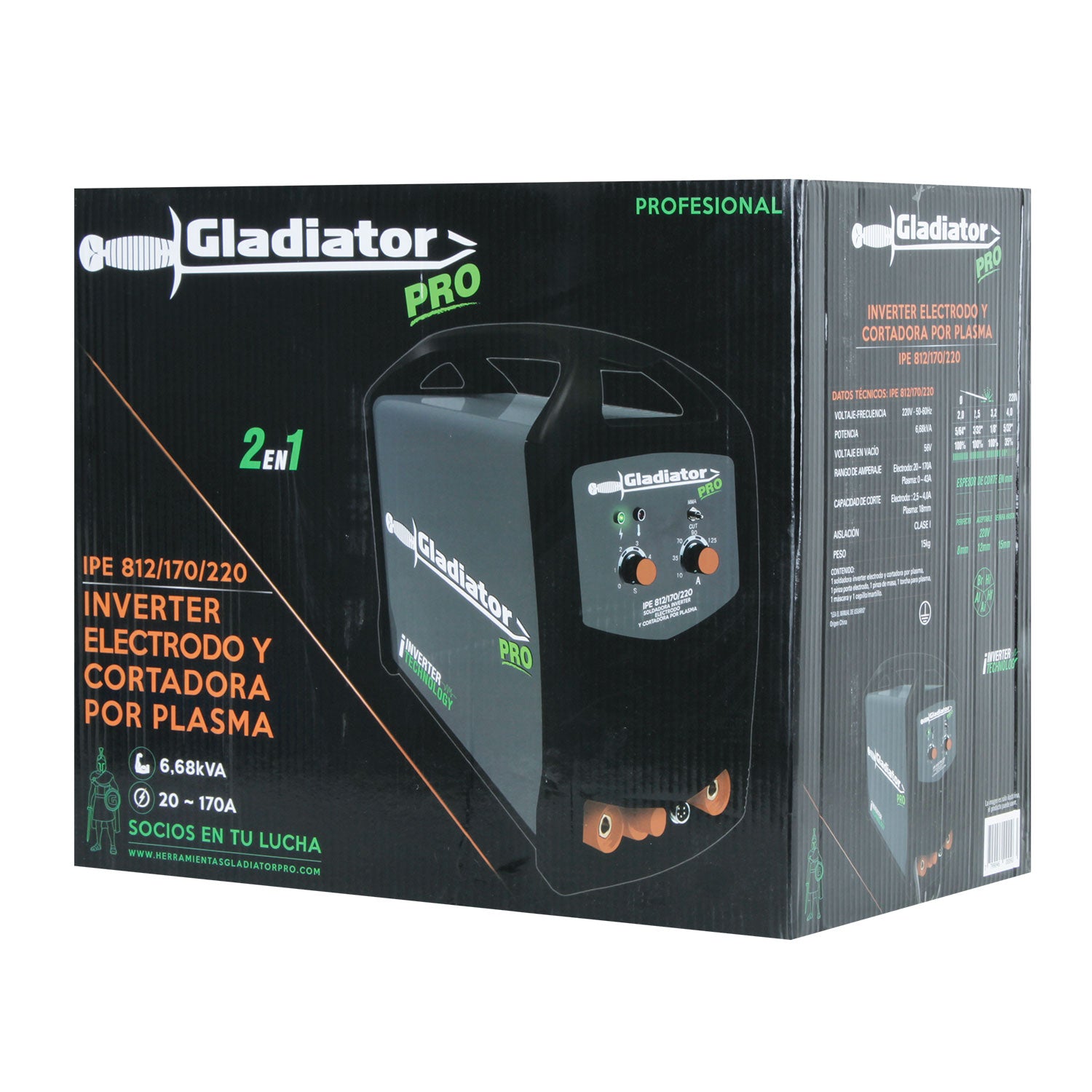 SOLDADORA INVERTER - CORTADORA PLASMA IPE 812/170