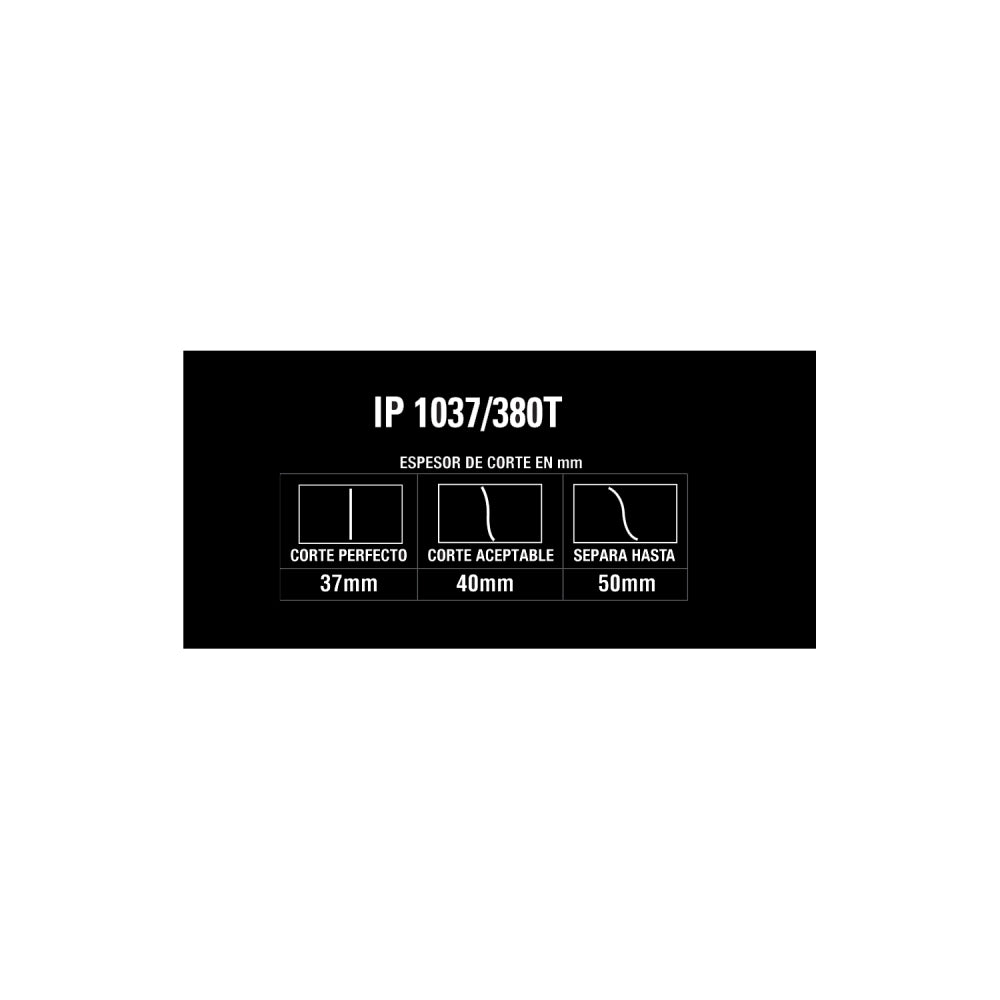 CORTADORA PLASMA Corte 37mm 160A IP1037/380T