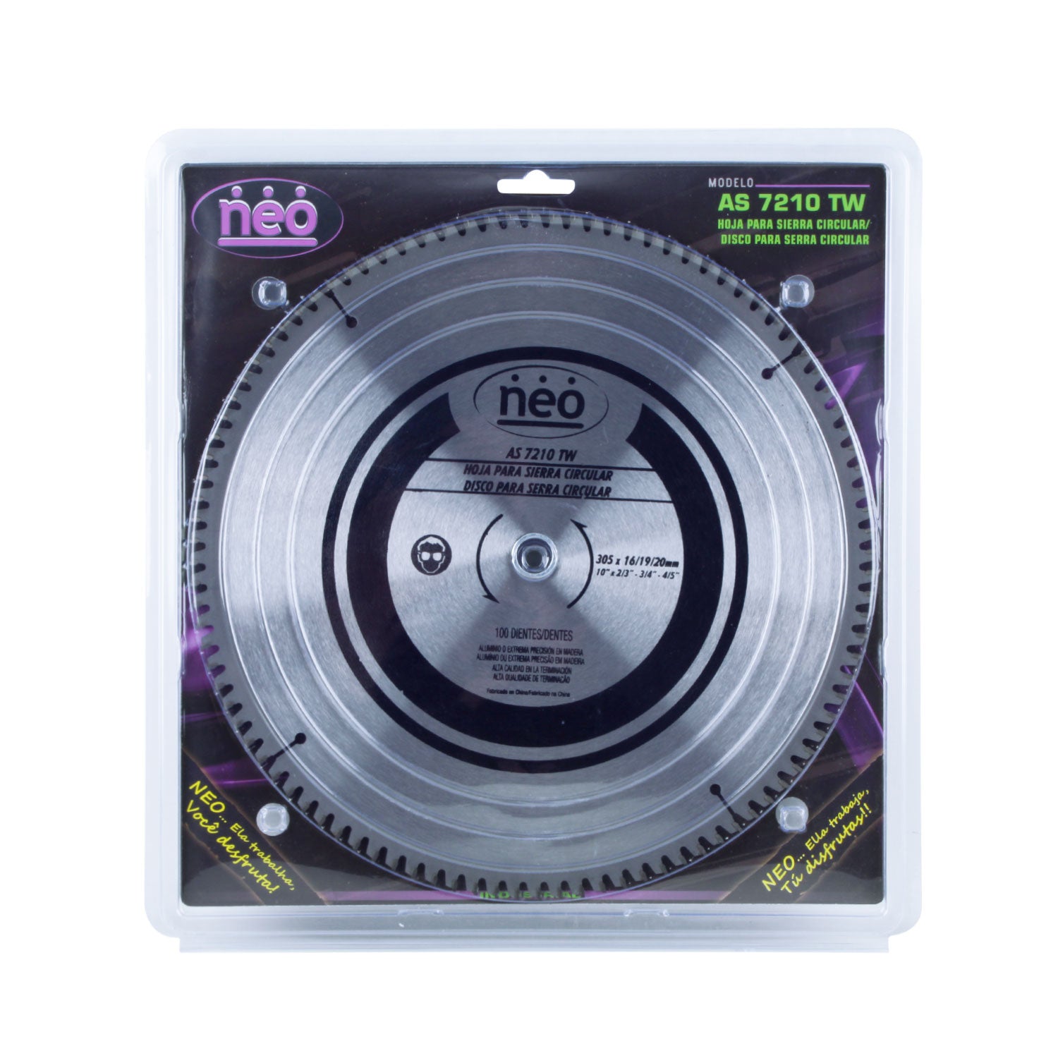 DISCO de SIERRA 12&#39;; 100 Dientes AS 7210 TW