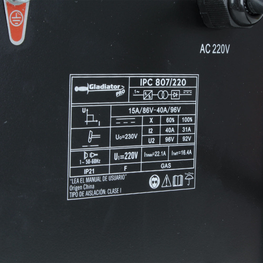 CORTADORA PLASMA Con compresor IPC 807/220