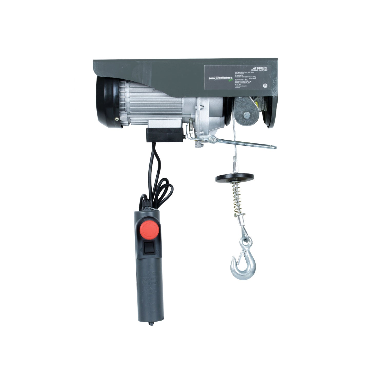 TECLE ELECTRICO 400kg 850w Alzada 6-12MT AP 8400