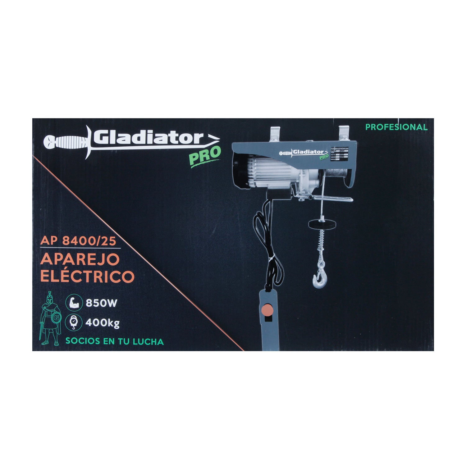 TECLE ELECTRICO 400kg 850w Alzada 6-12MT AP 8400