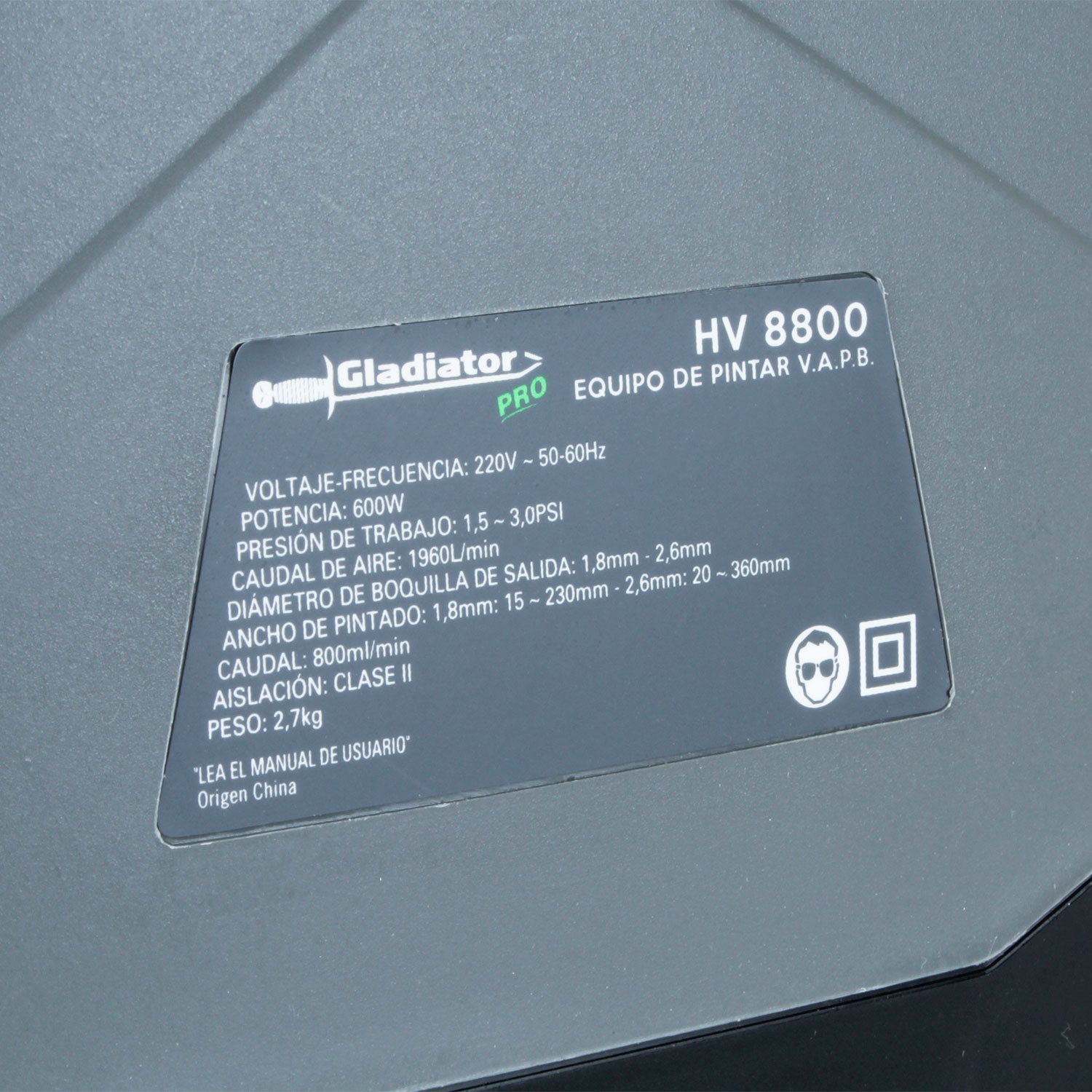 EQUIPO DE PINTAR HV 8800