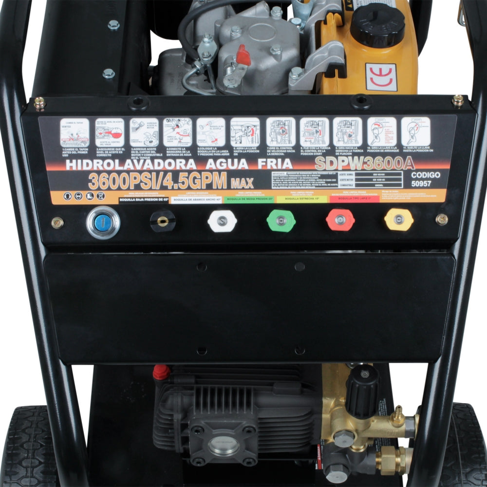 HIDROLAVADORA 248Bar DIESEL 10Hp SDPW3600A