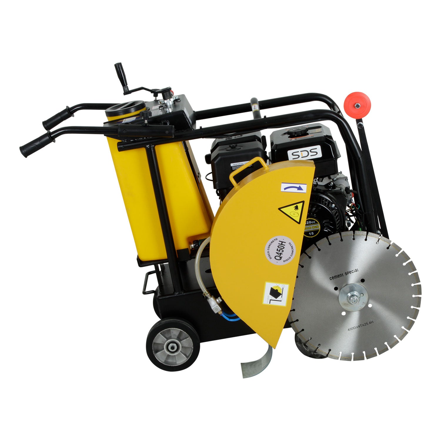 CORTADORA de CONCRETO Y ASFALTO GASOLINA 7,5 hp Q4