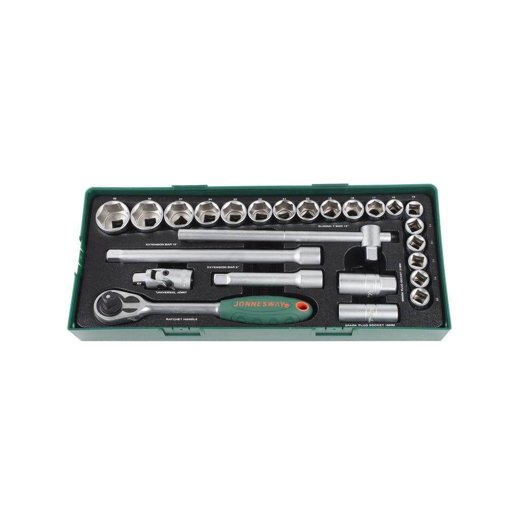 JUEGO de DADOS 1/2&#39;; 25 piezas S04H4125SP