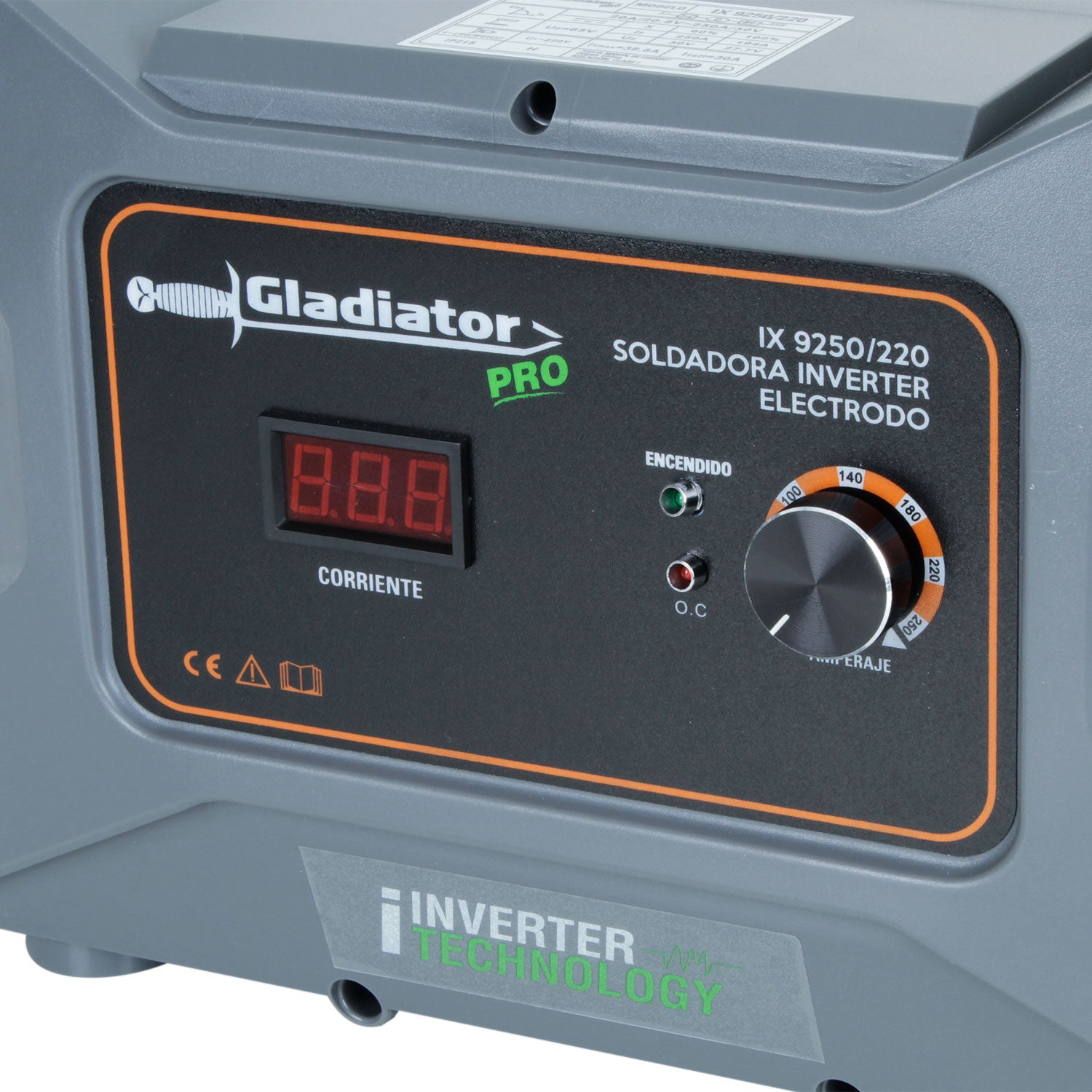SOLDADORA INV ARCO MANUAL 250 amp IX 9250/220