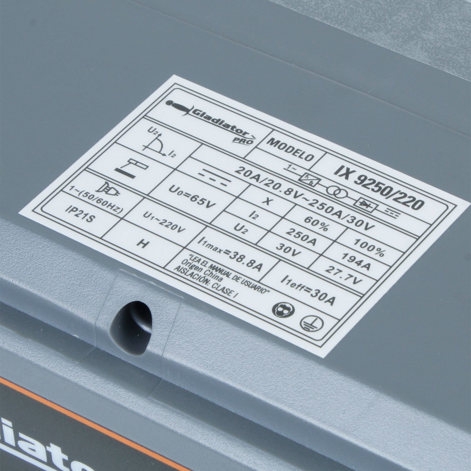 SOLDADORA INV ARCO MANUAL 250 amp IX 9250/220