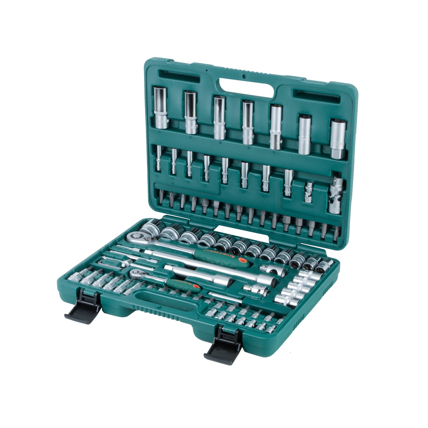 JUEGO de DADOS 1/4&#39;; y 1/2&#39;; 94 piezas S04H52494S