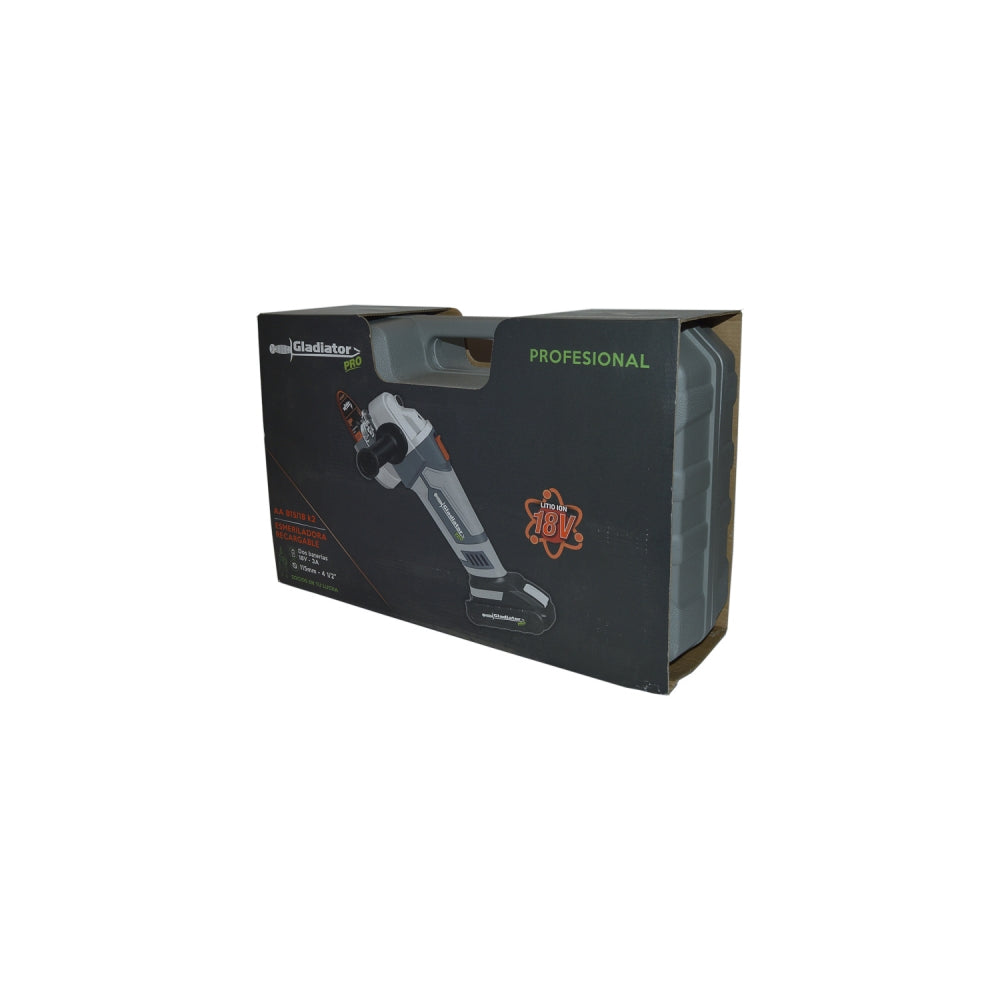 ESMERIL 4 1/2&#39;; INALAMBRICO 18v 2BAT AA815/18K2