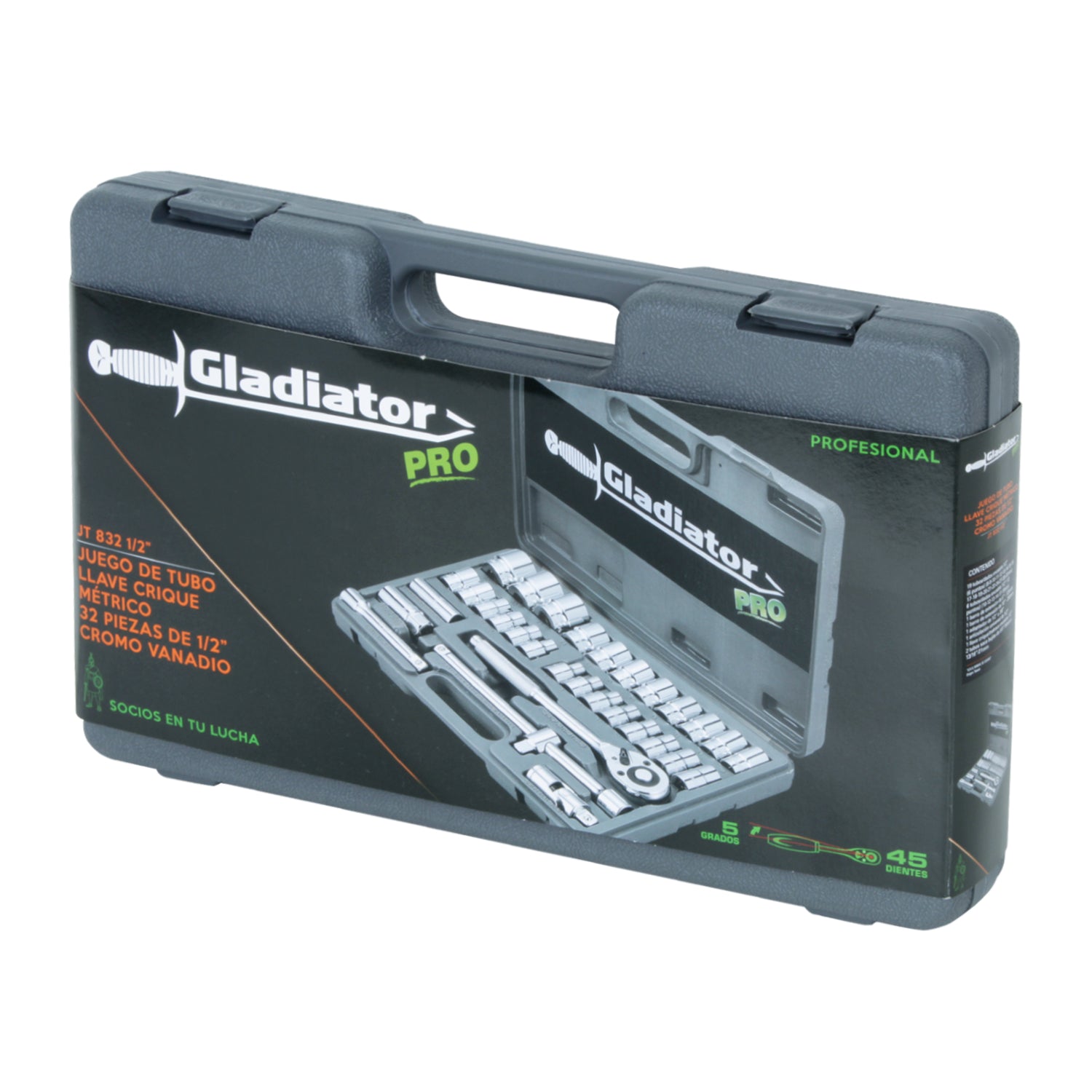 JUEGO de DADOS 1/2&#39;; 32 PCS JT 832