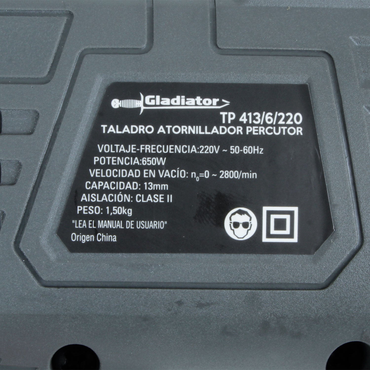 TALADRO PERCUTOR 13mm 650w TP 413/6/220