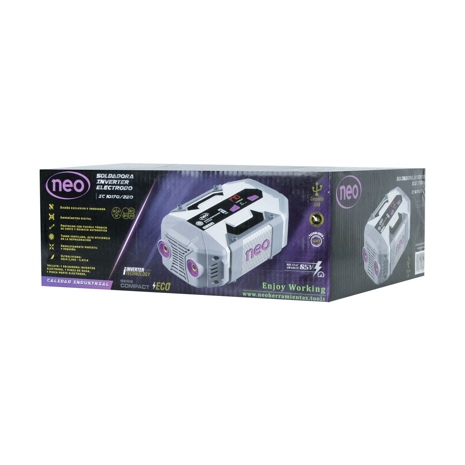 SOLDADORA INV ARCO MANUAL 170 amp IC 10170/220