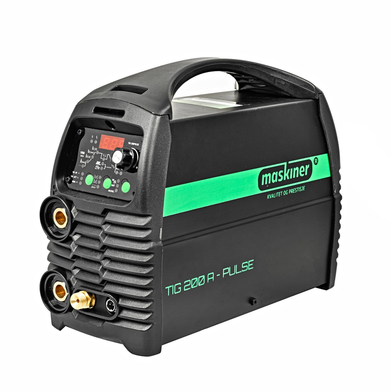 Pack Soldadora Inverter Tig 200 A-Pulse Maskiner + Máscara Fotosensible