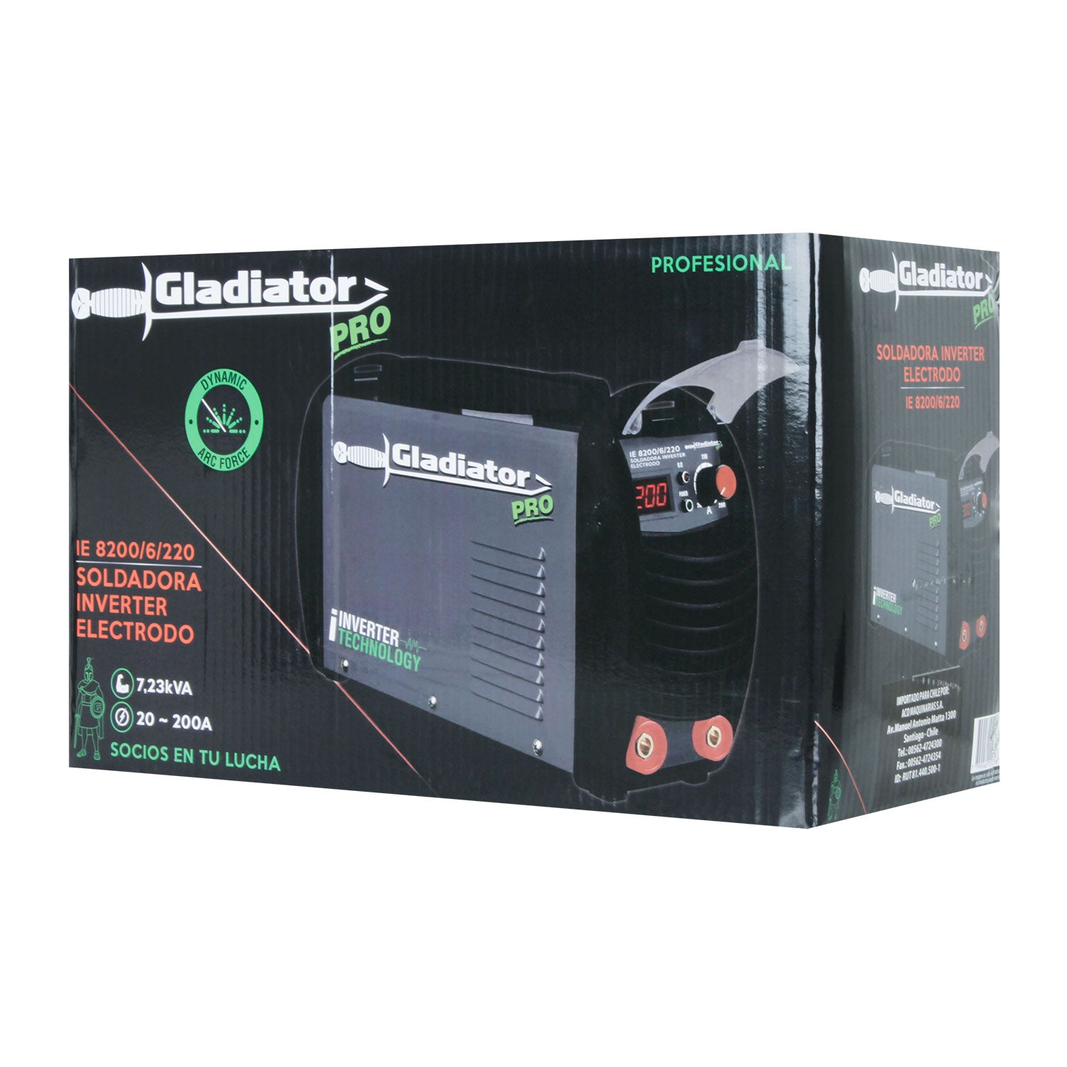 SOLDADORA INV ARCO MANUAL 200 amp IE 8200/6/220
