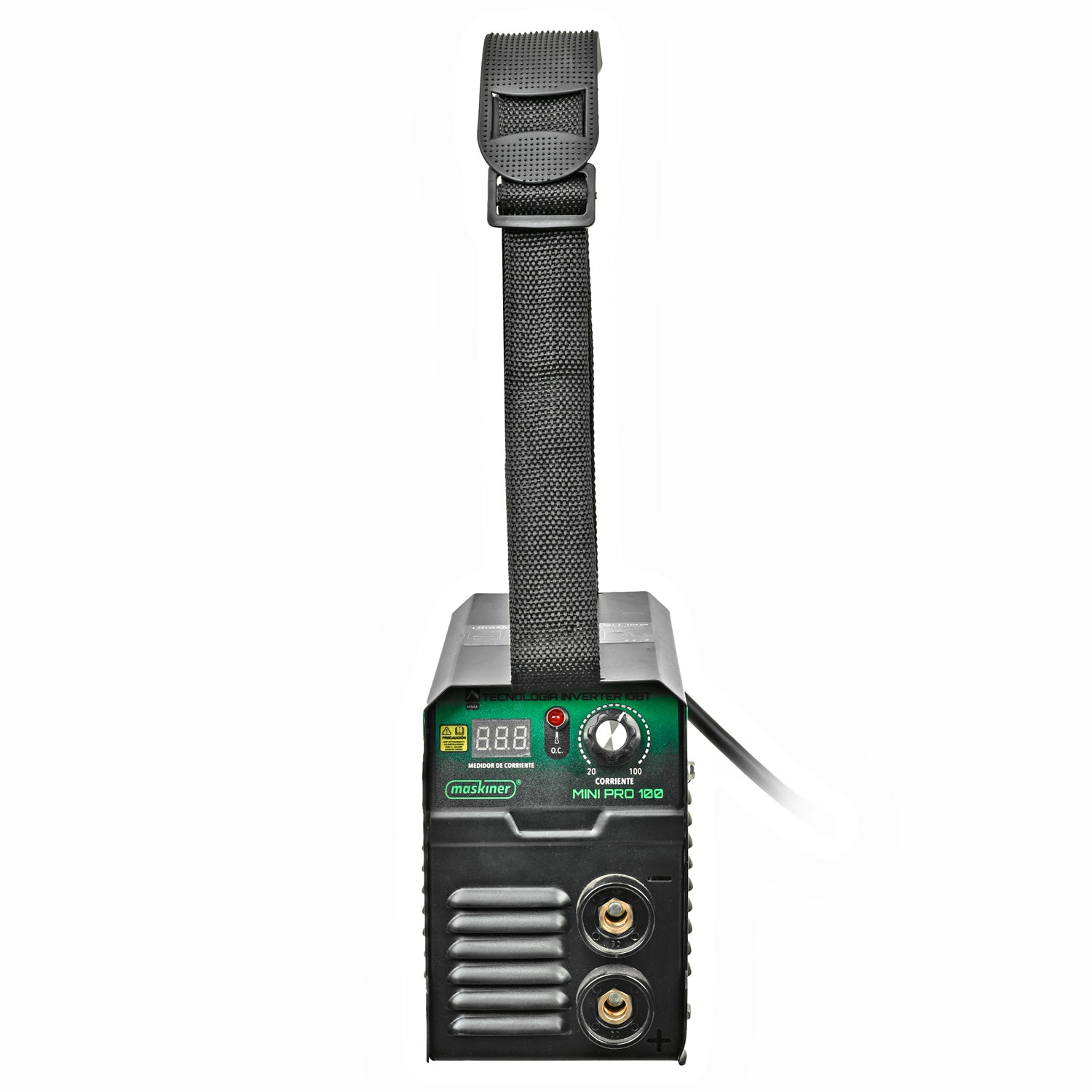 Pack Soldadora Inverter MiniPro 100Amp MASKINER + Máscara Fotosensible + Electrodos