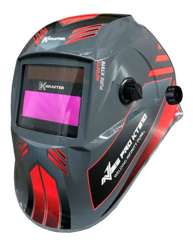 Pack Soldadora Multiproceso MEGATEC-120FLUX Krafter + Alambre Flux 1 kg 0.8 mm  + Máscara KT810