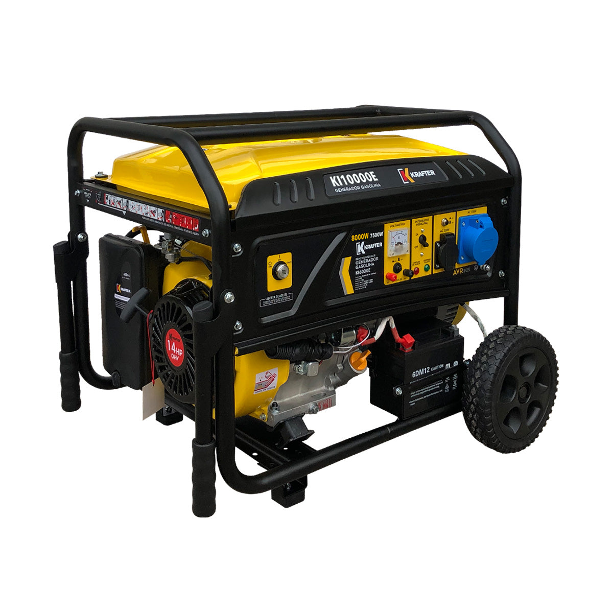 Generador a Gasolina Krafter KI10000E para conectar ATS 7,5 KVA KRAFTER