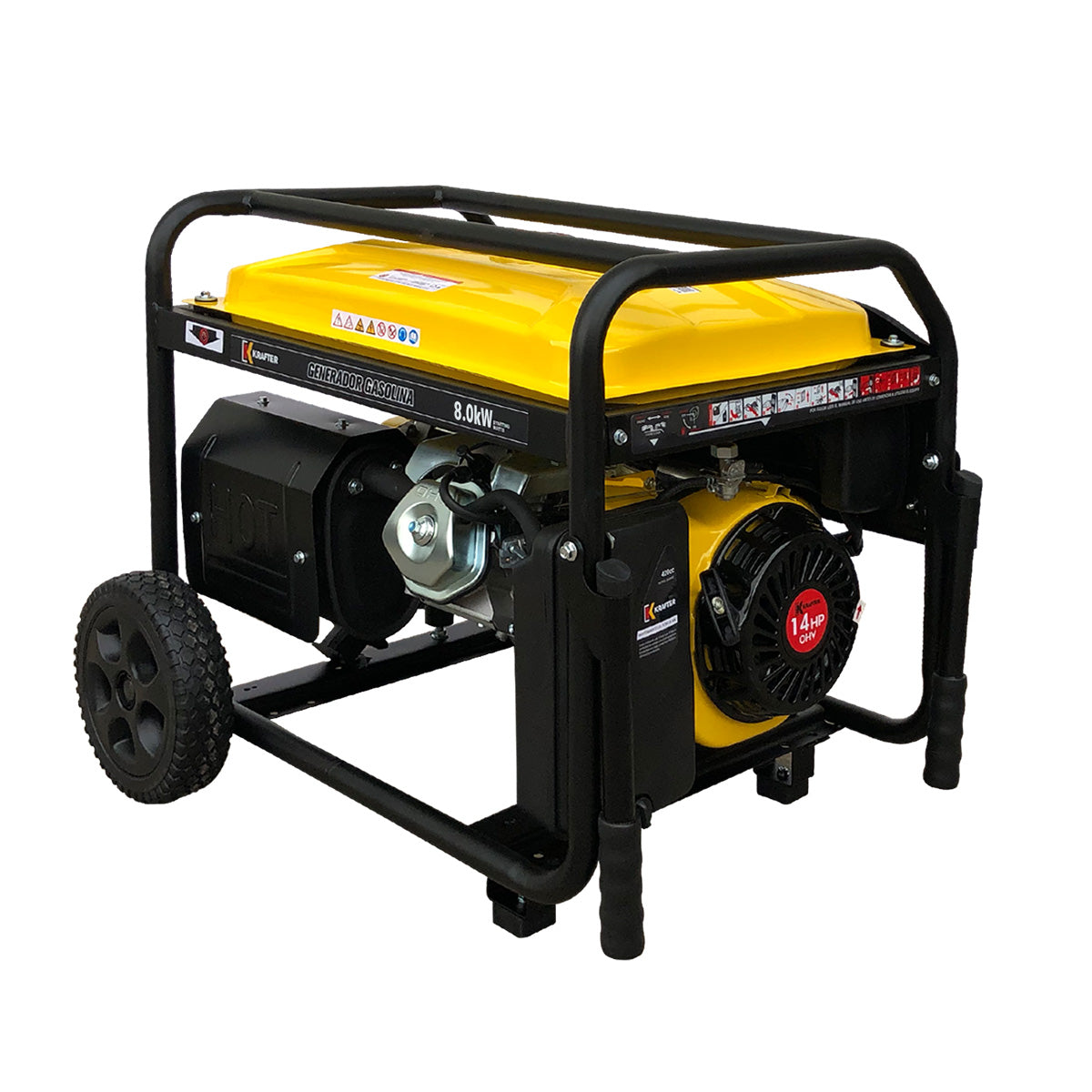 Generador a Gasolina Krafter KI10000E para conectar ATS 7,5 KVA KRAFTER