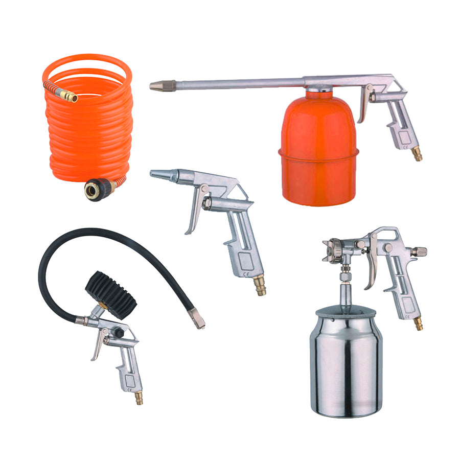 Kit para Compresor 5 piezas. (incluye adaptador)