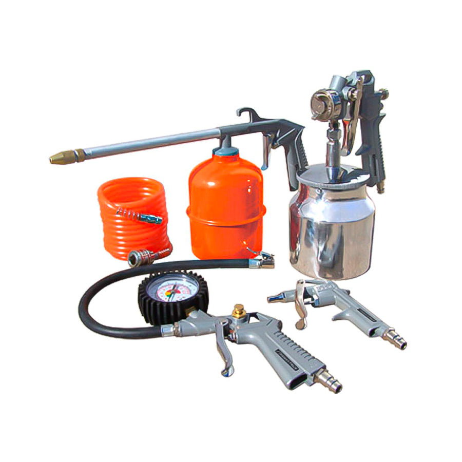Kit para Compresor 5 piezas. (incluye adaptador)