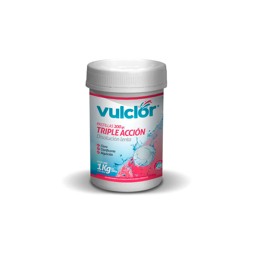 Tabletas Triple Accion Envase 1 Kg VULCANO