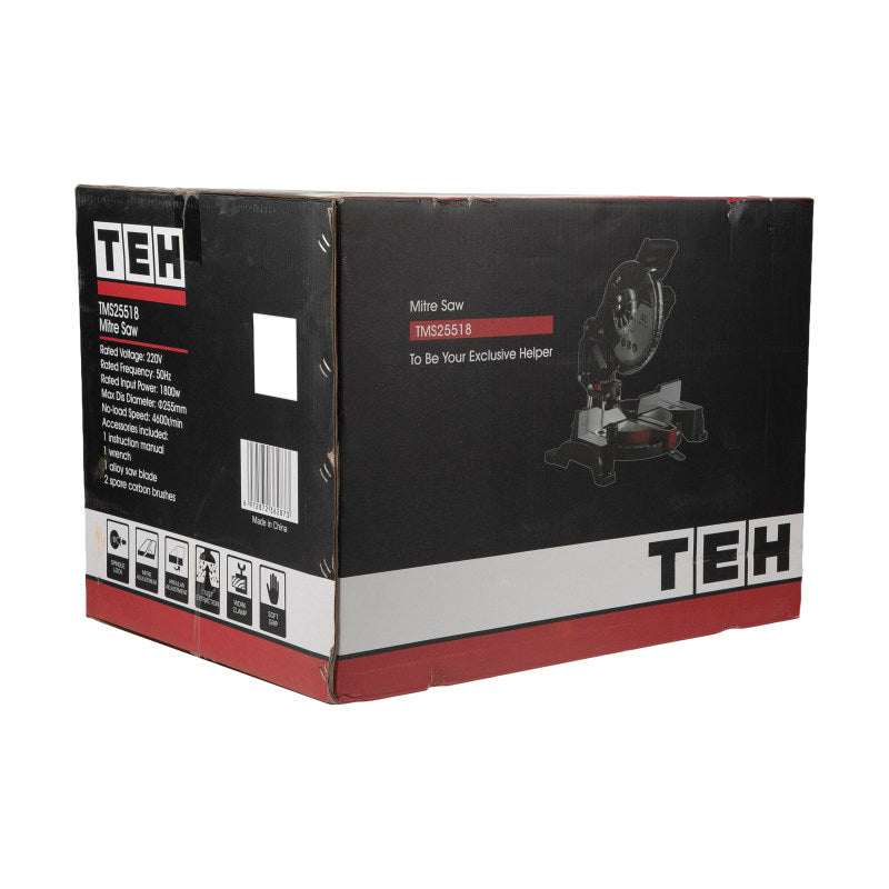 Sierra Ingleteadora 1800w 255mm TEHTOOLS