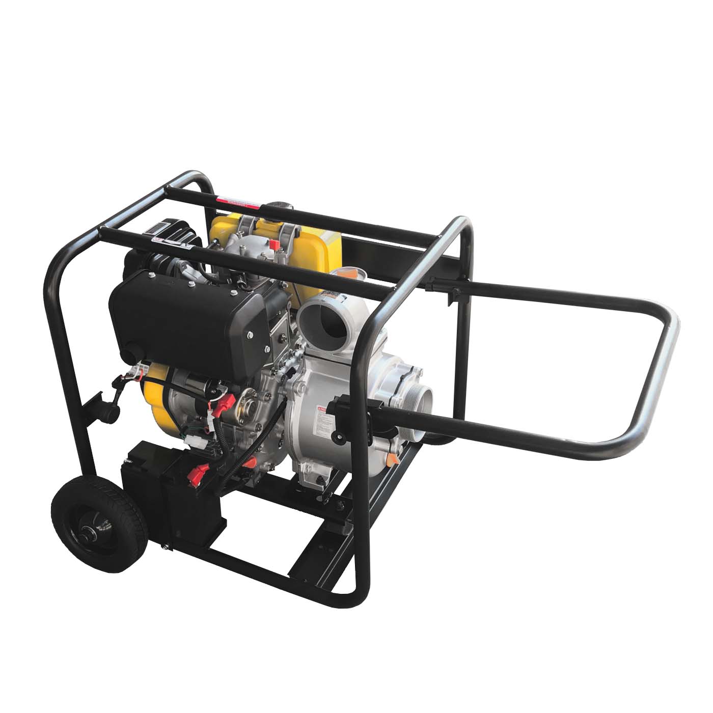 Motobomba Diésel KRAFTER SDP100CLE 4″x 4″ Caudal PE