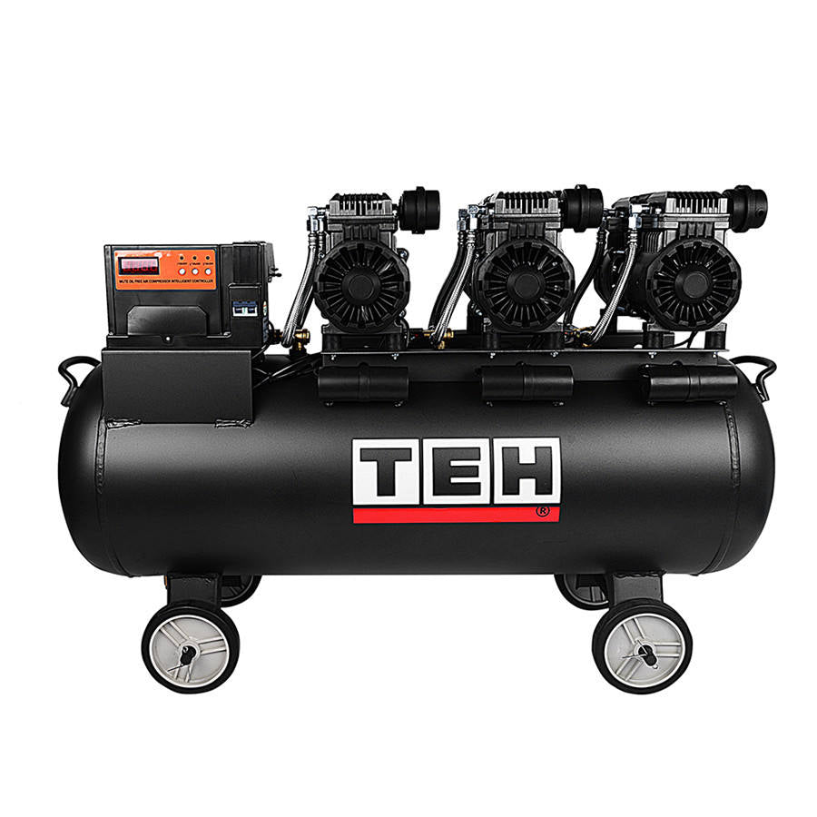 Compresor 100 litros Libre de Aceite 6 HP TEHTOOLS