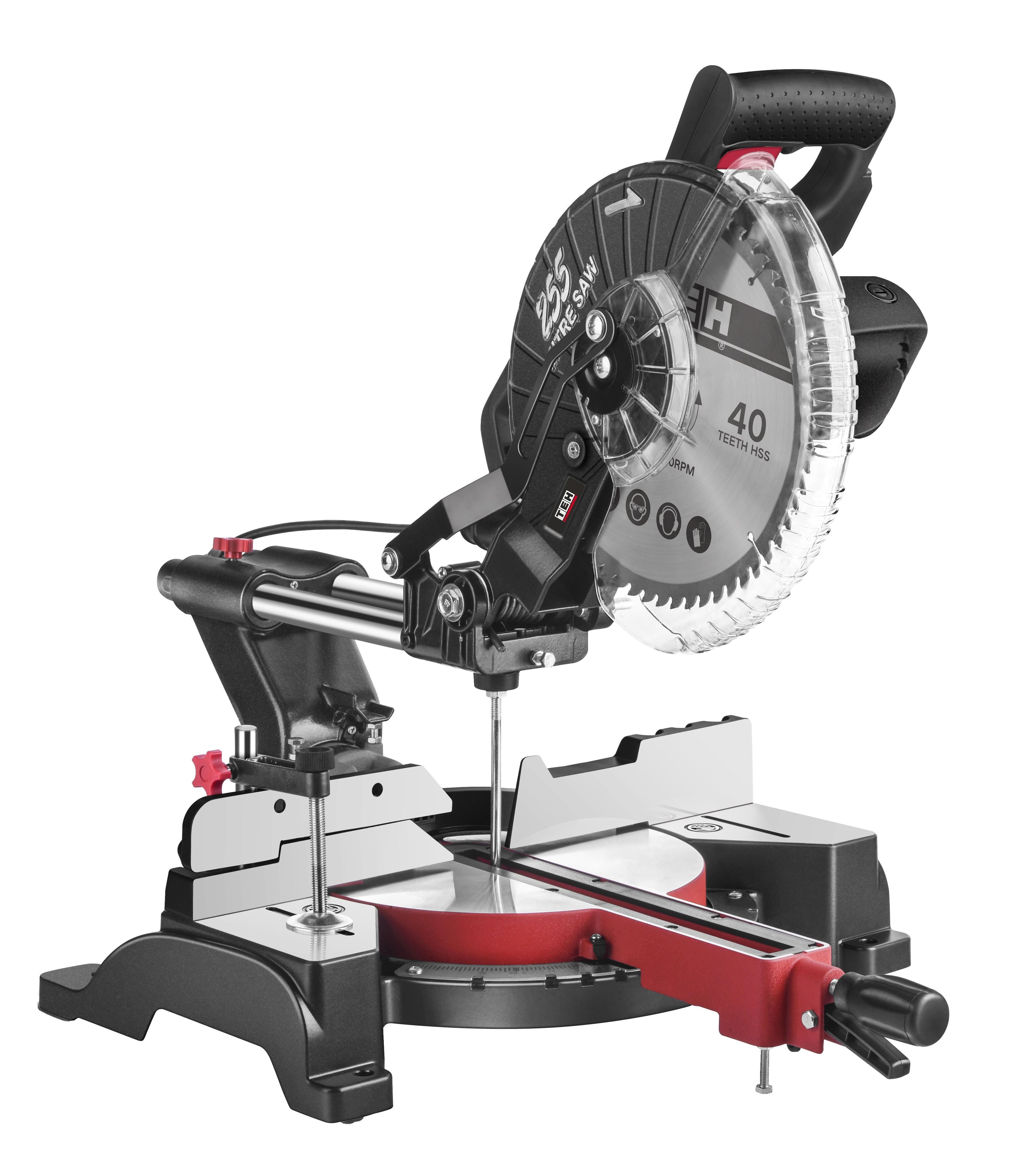 Sierra Ingleteadora 1800w 255mm Telescopica TEHTOOLS