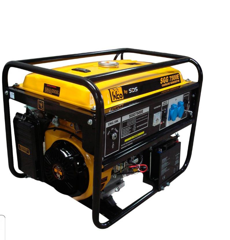 Generador Bencinero 6,3 KW 220 V SGG7500E SDS POWER