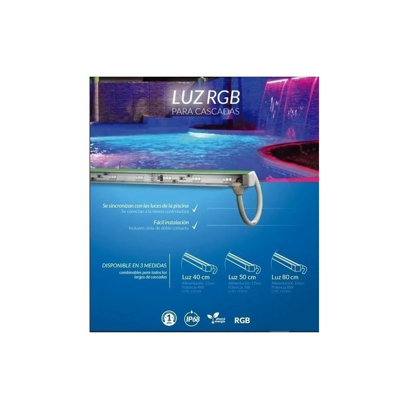 Luz LED RGB para Cascada 80CM 8W VULCANO