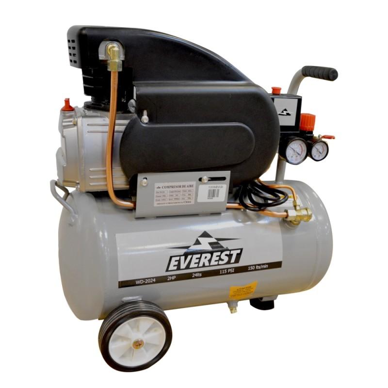 Compresor 24 litros 2 hp Everest - Despacho Gratis