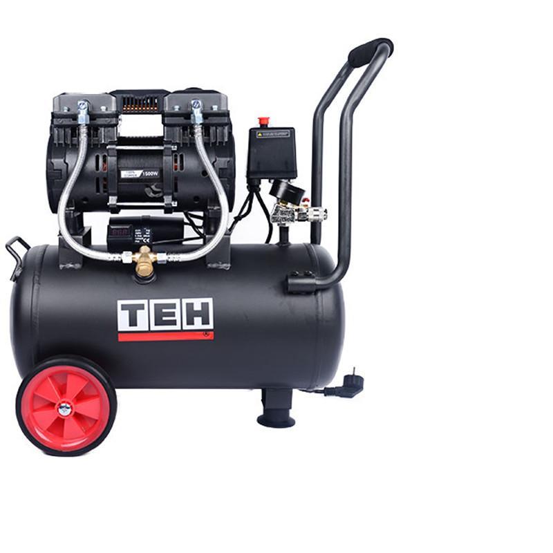 Compresor 24 litros Libre de Aceite 2HP TEHTOOLS