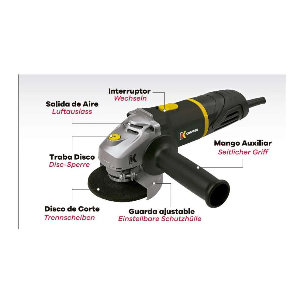 Pack Soldadora INV ECN 120P + Esmeril 115MM KRAFTER