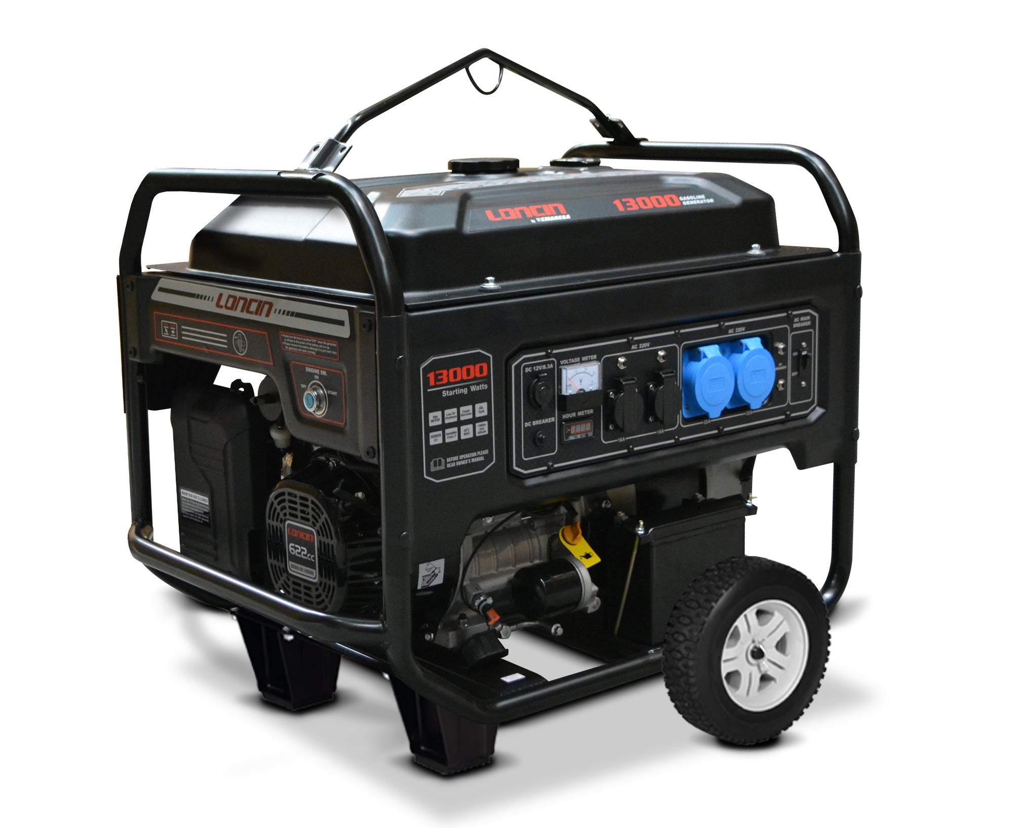 Generador LONCIN LC13002 10 kW Partida Eléctrica C/Batería 380 Volt