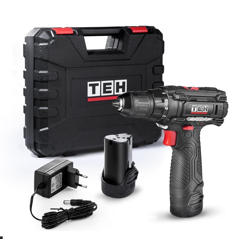 Pack Sierra Caladora 680W + Taladro Inalambrico 12V + Lijadora De Banda 1010W TEHTOOLS