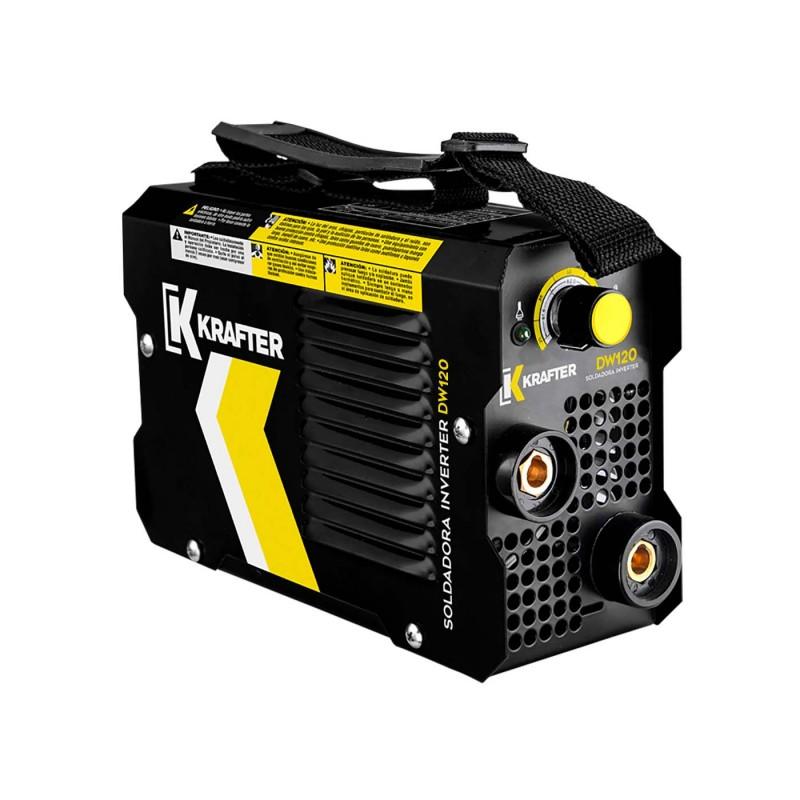 Pack Soldadora DW 120 Krafter + Máscara fotosensible + Electrodos
