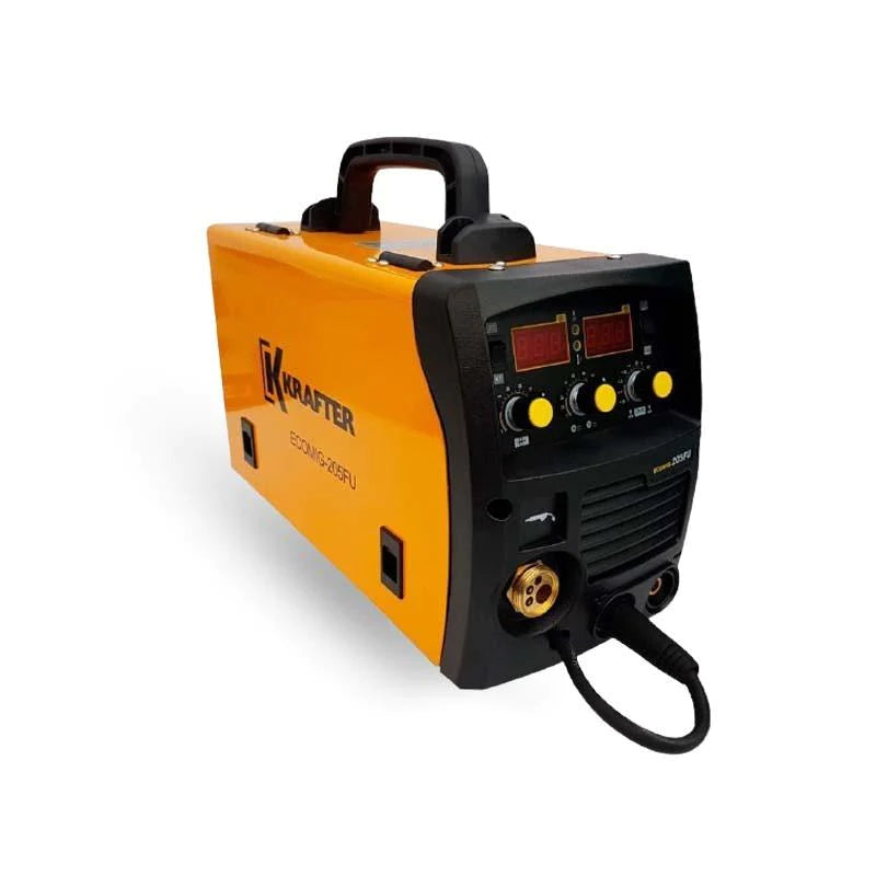 Pack Soldadora ECOMIG-205UF + Rollo Alambre Flux 1KG KRAFTER